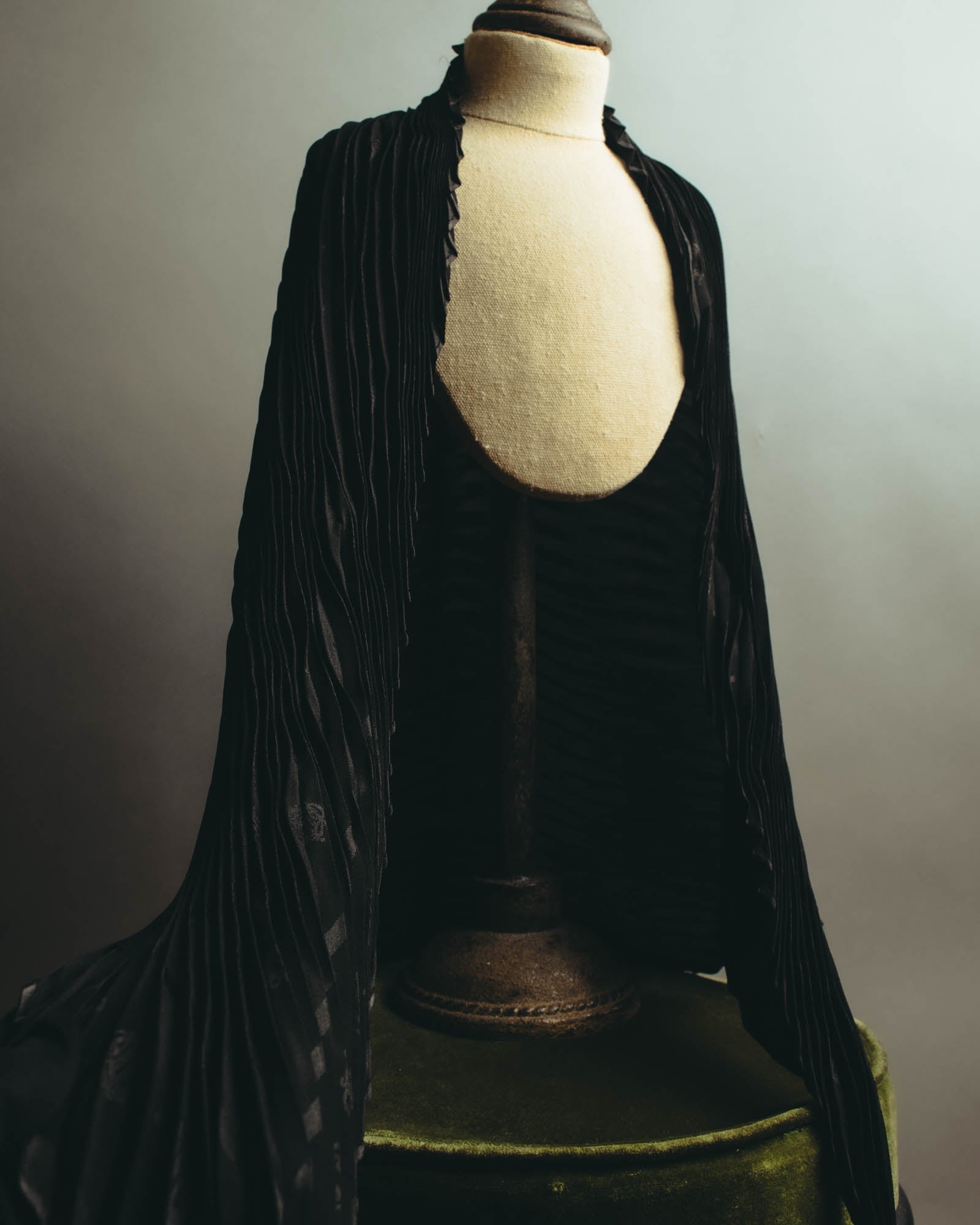 "Christian Dior" 80's-90's Pleated silk stole