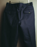 "DRIES VAN NOTEN" 22AW Tailored pinstripe wool trousers