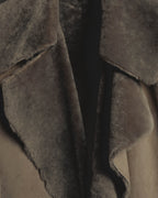 "LOEWE" 90's-00's Sculptural shearling coat
