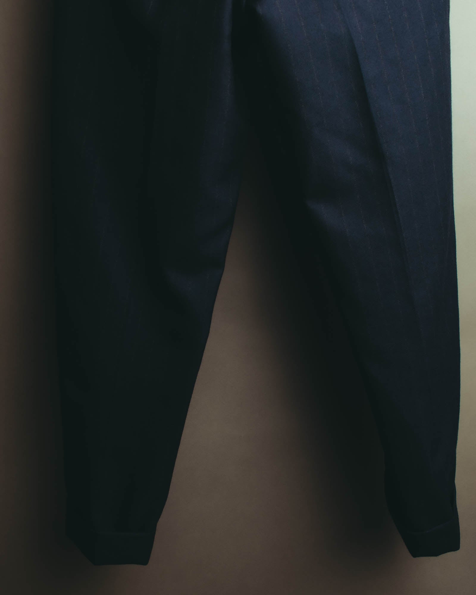 "DRIES VAN NOTEN" 22AW Tailored pinstripe wool trousers