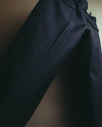 "DRIES VAN NOTEN" 22AW Tailored pinstripe wool trousers