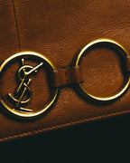 "Yves Saint Laurent" 00's-10's Grained leather clutch wallet