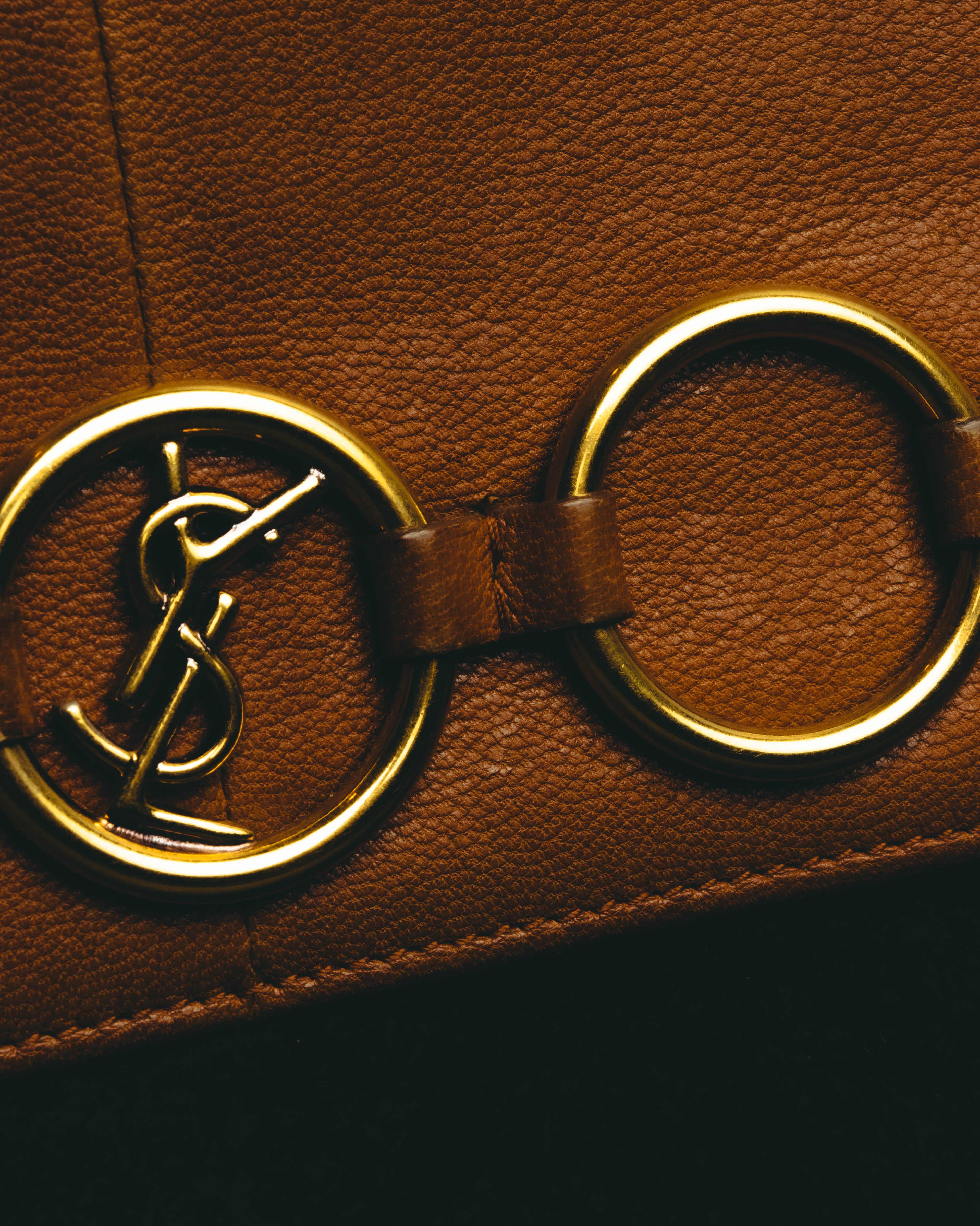"Yves Saint Laurent" 00's-10's Grained leather clutch wallet