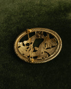"SANDOR" 40's-70's Gold tone bird motif brooch