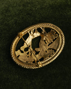 "SANDOR" 40's-70's Gold tone bird motif brooch