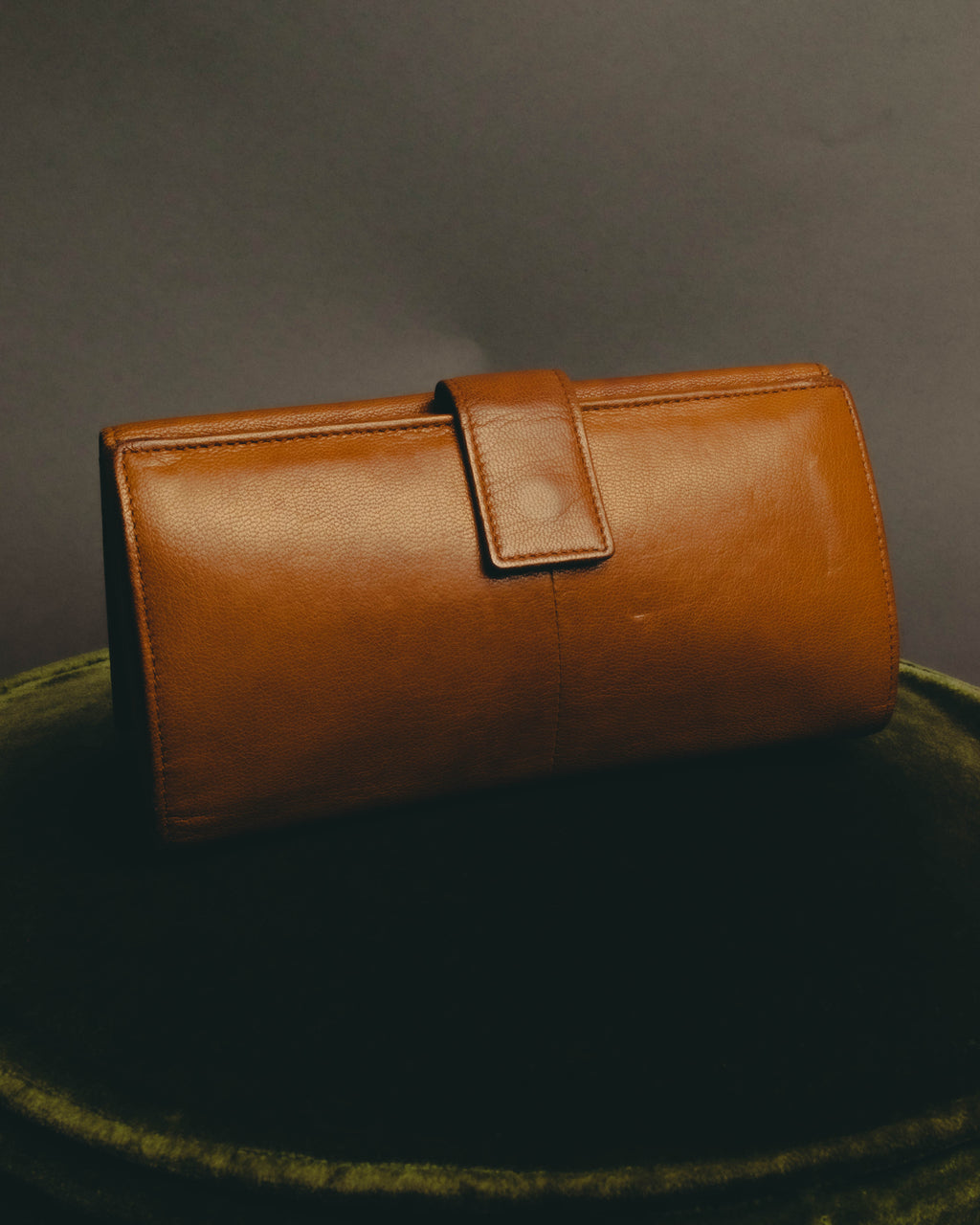 "Yves Saint Laurent" 00's-10's Grained leather clutch wallet