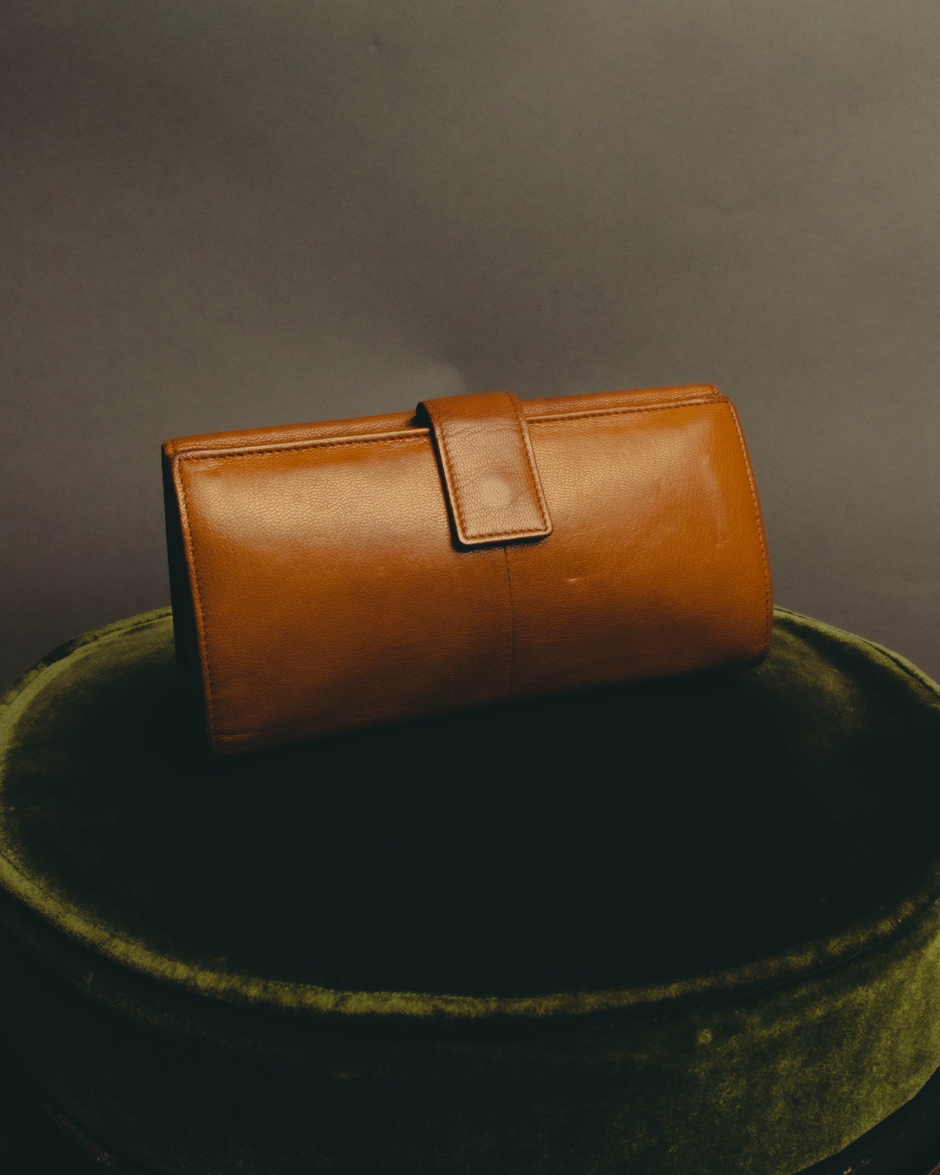 "Yves Saint Laurent" 00's-10's Grained leather clutch wallet