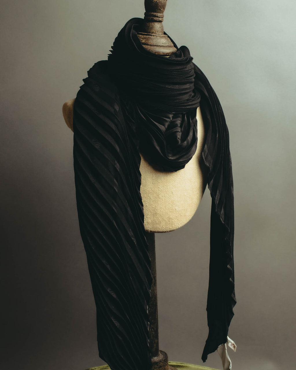 "Christian Dior" 80's-90's Pleated silk stole