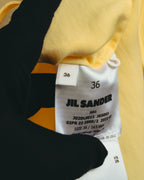 "JIL SANDER" 2020's Silk blend scarf collar blouse