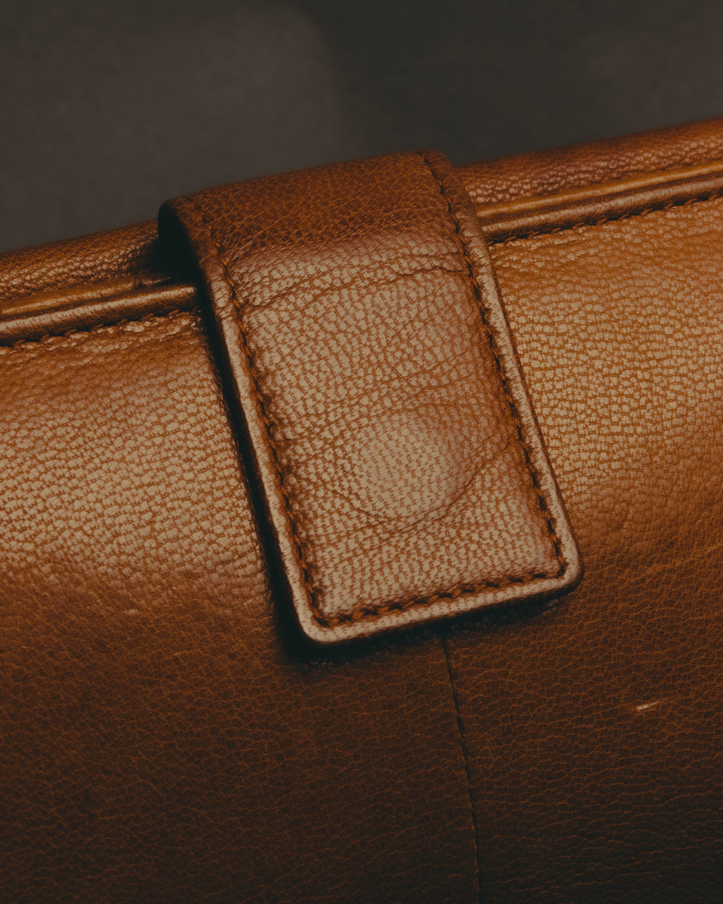 "Yves Saint Laurent" 00's-10's Grained leather clutch wallet