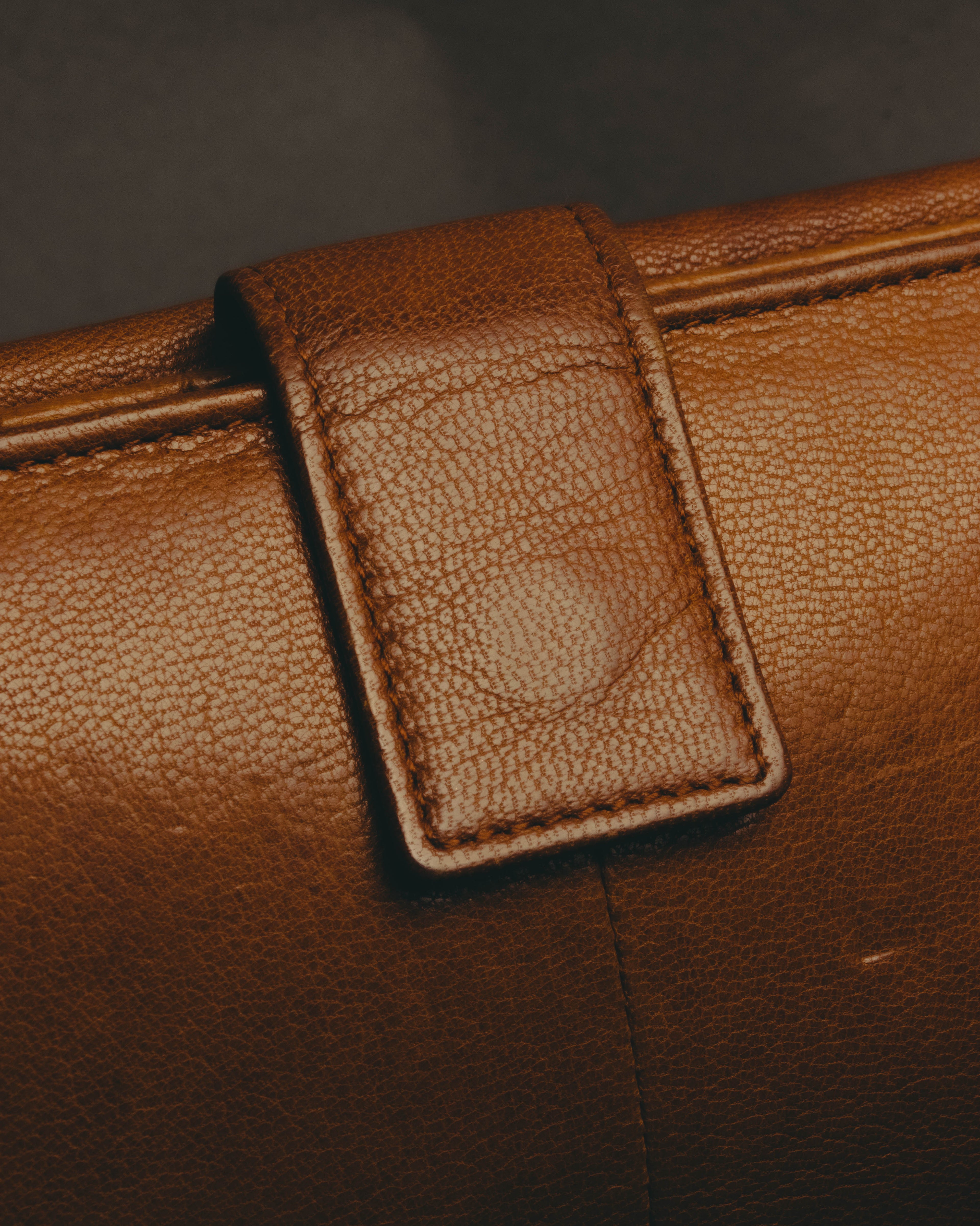 "Yves Saint Laurent" 00's-10's Grained leather clutch wallet