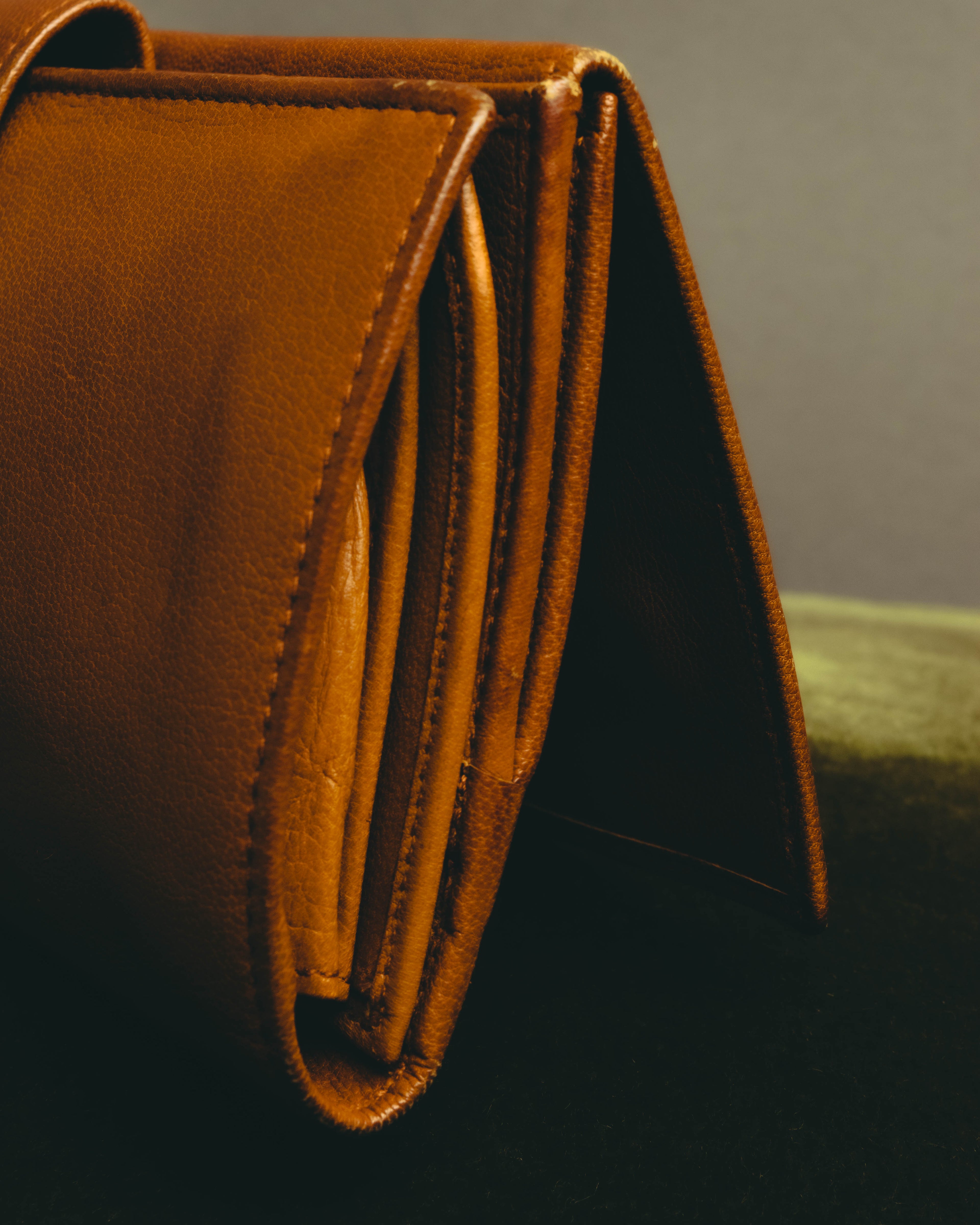 "Yves Saint Laurent" 00's-10's Grained leather clutch wallet