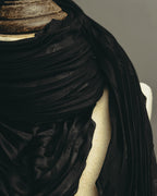 "Christian Dior" 80's-90's Pleated silk stole