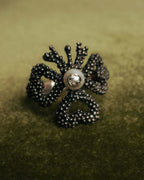 “GUCCI” 2016-20 Pearl GG flower ring
