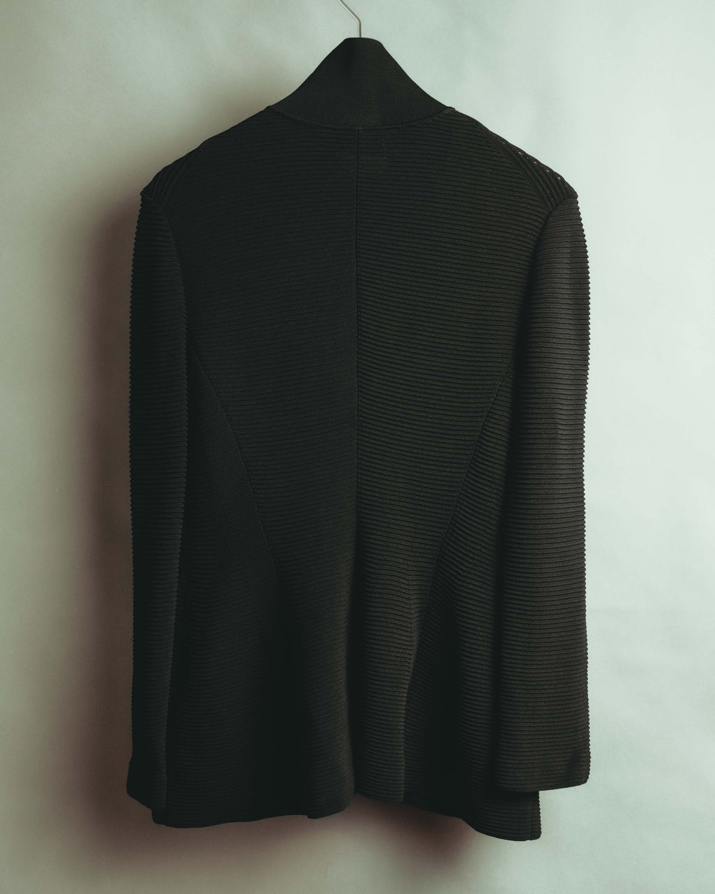 "Giorgio Armani" 10's Sleek zip up knit jacket
