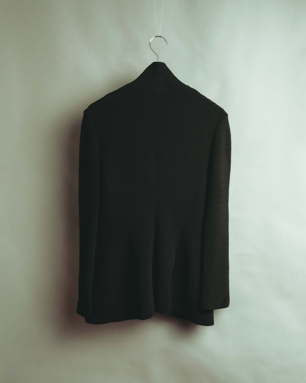 "Giorgio Armani" 10's Sleek zip up knit jacket