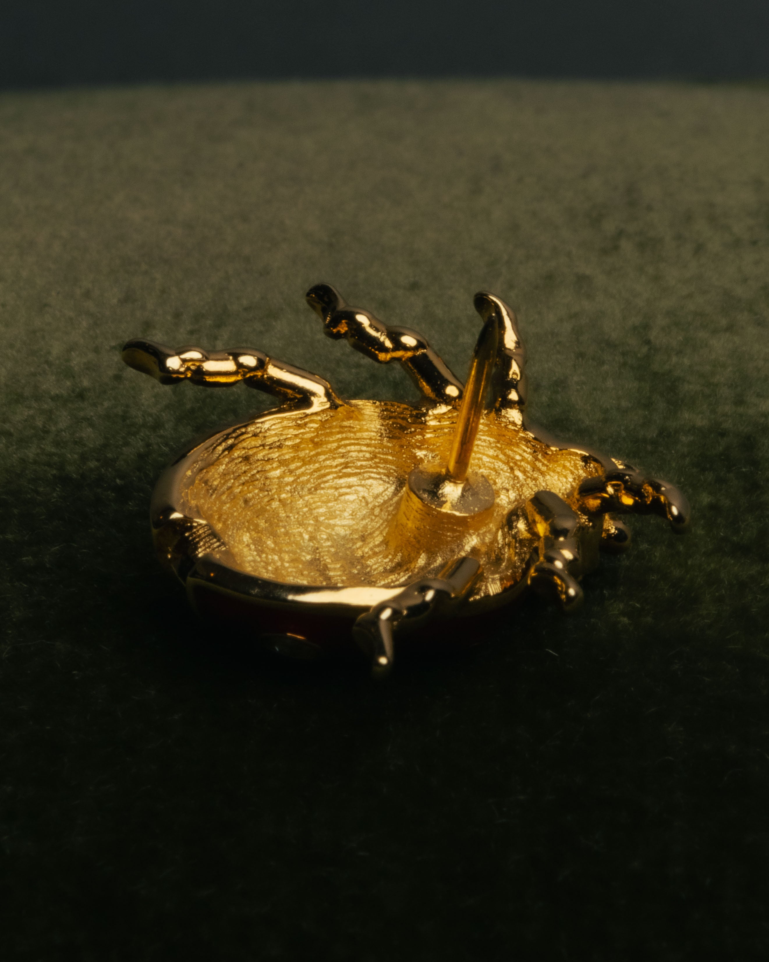“Christian Dior” 70’s-80’s Ladybug rhinestone brooch