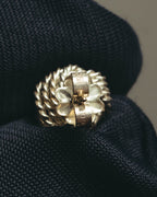 "Tiffany & Co." 90's-10's Twist knot sterling silver stud earrings