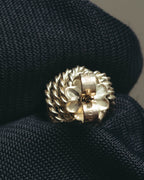 "Tiffany & Co." 90's-10's Twist knot sterling silver stud earrings