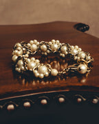 -SPECIAL- "CHANEL" Pearl embellished cc bracelet