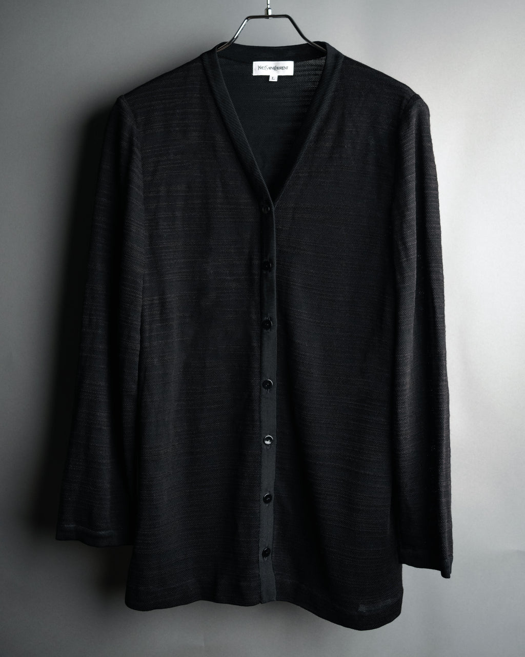 “Yves Saint Laurent” 90’s-00’s Sheer long cardigan