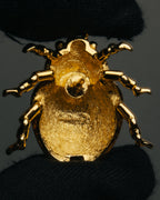 “Christian Dior” 70’s-80’s Ladybug rhinestone brooch