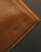 "Yves Saint Laurent" 00's-10's Grained leather clutch wallet
