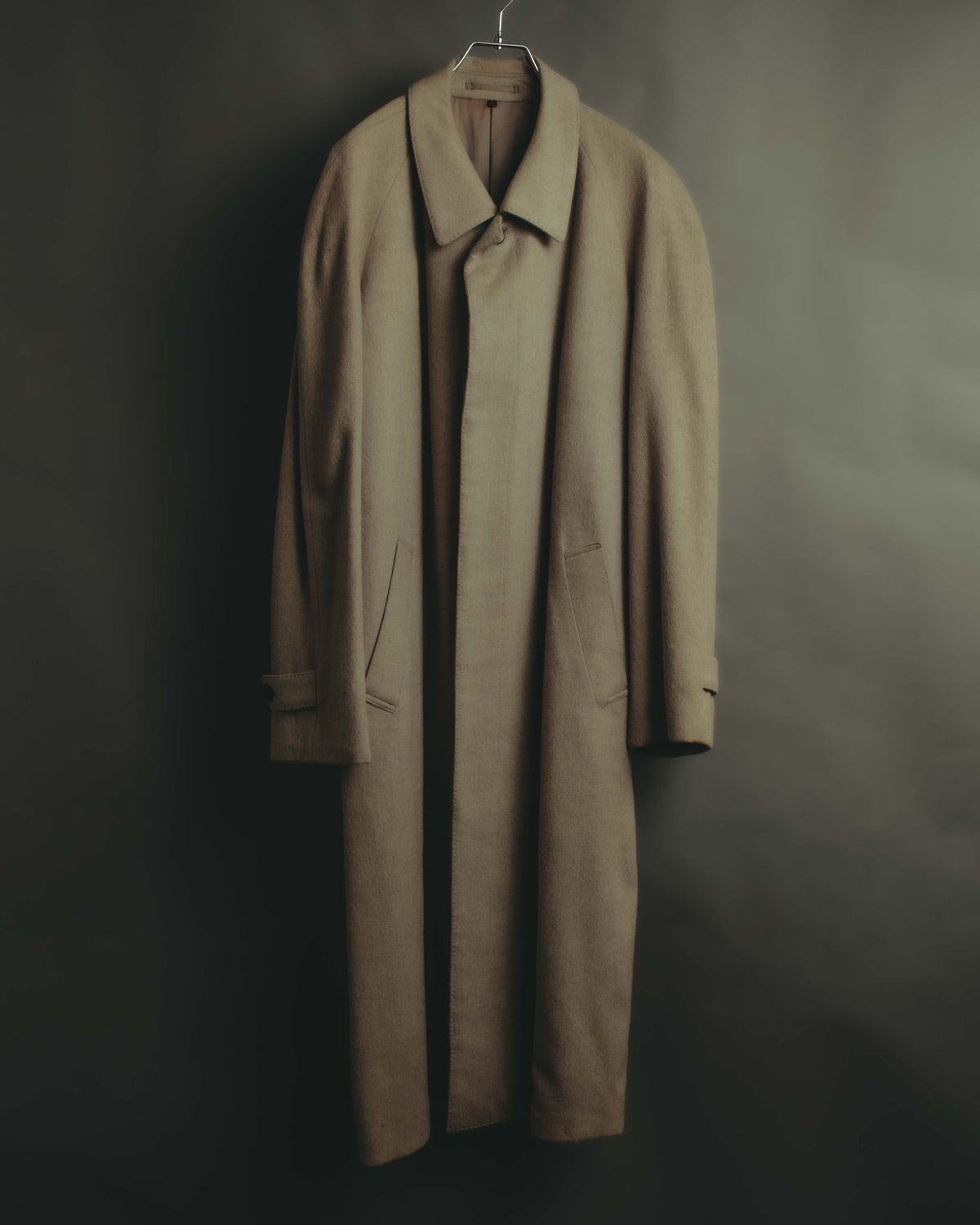 "Yves Saint Laurent" 90's Oversized wool balmacaan coat