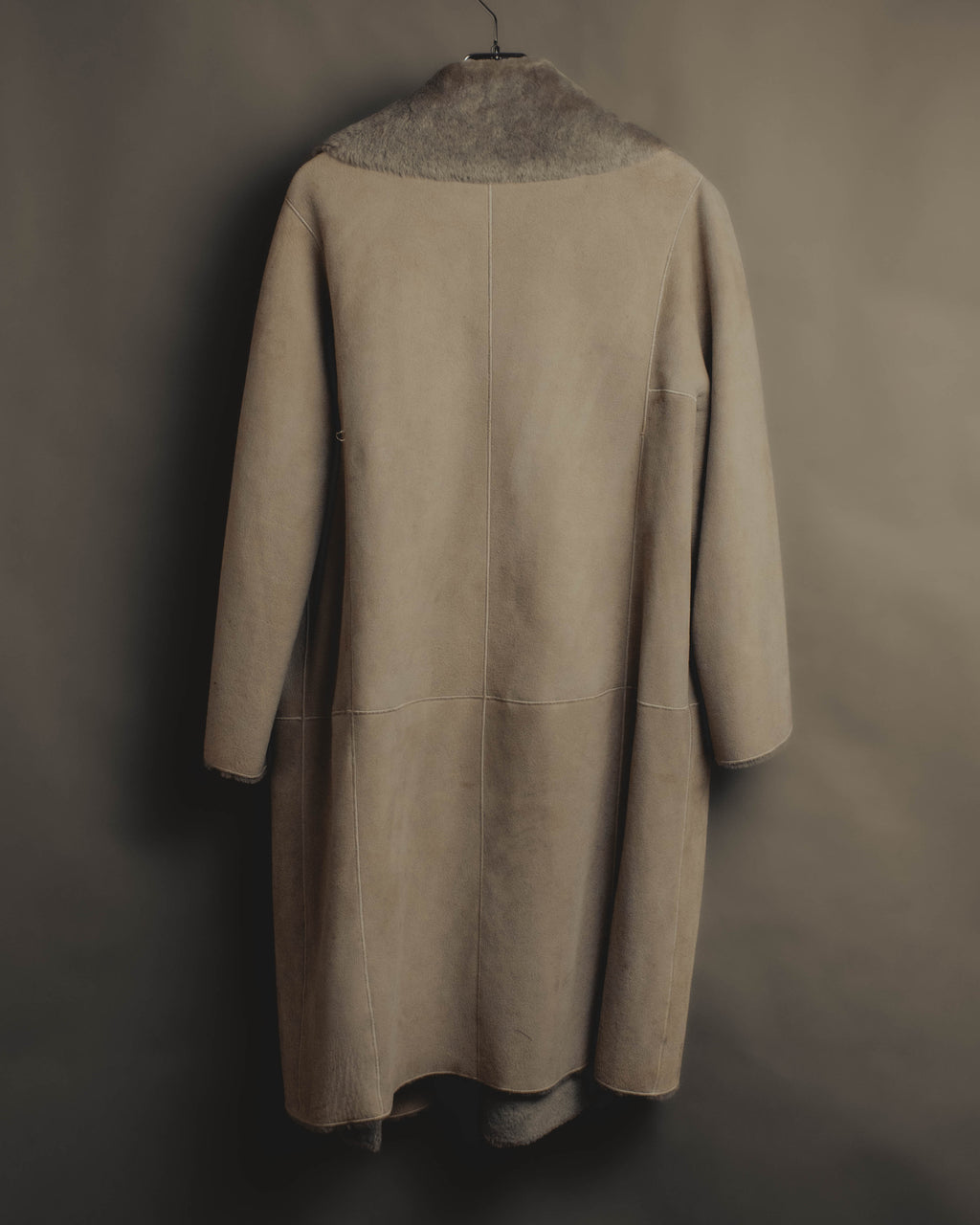 "LOEWE" 90's-00's Sculptural shearling coat