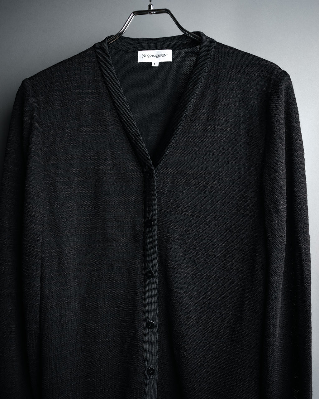 “Yves Saint Laurent” 90’s-00’s Sheer long cardigan