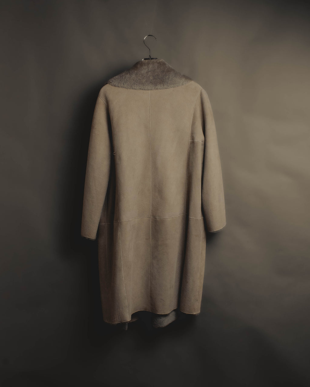 "LOEWE" 90's-00's Sculptural shearling coat