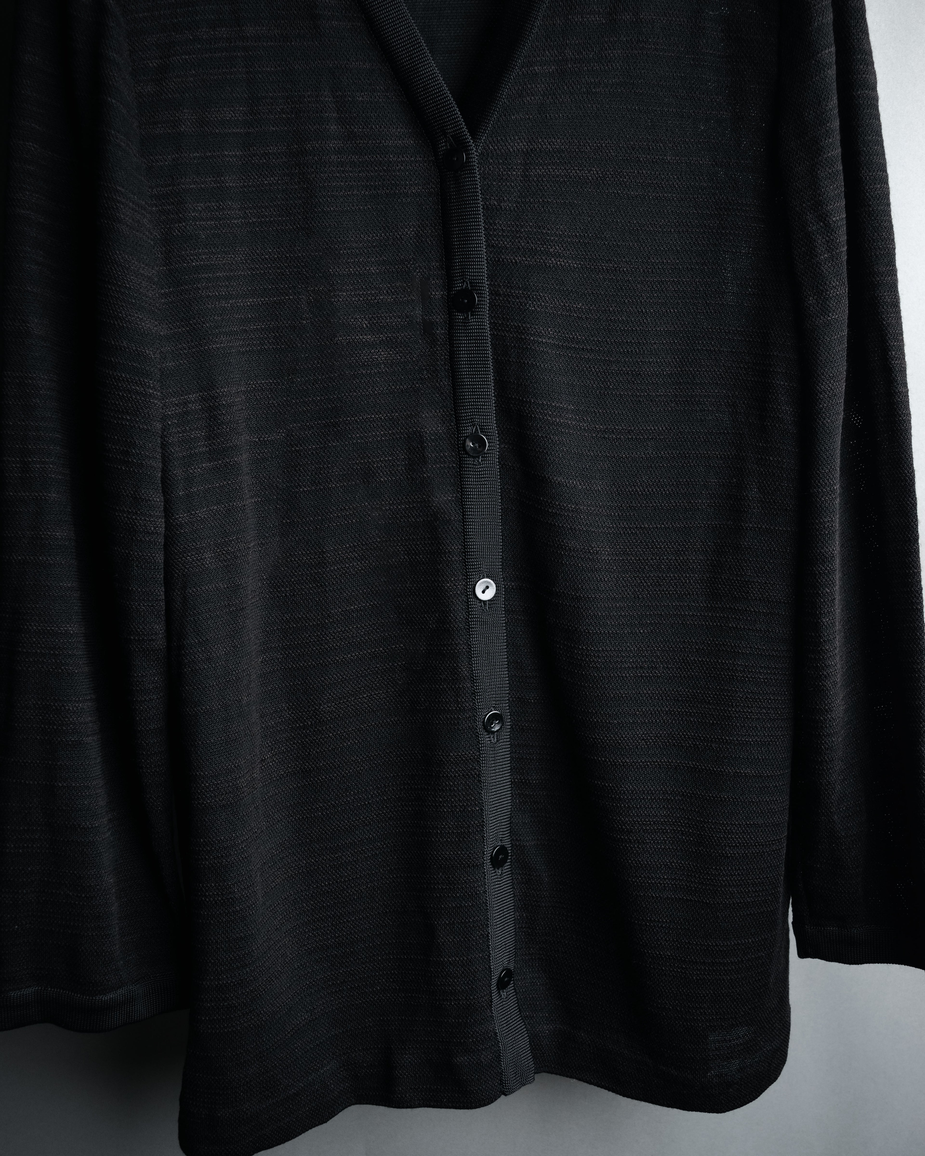 “Yves Saint Laurent” 90’s-00’s Sheer long cardigan