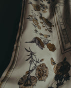 "Hermès" 90's-00's Classic quai aux fleurs silk scarf