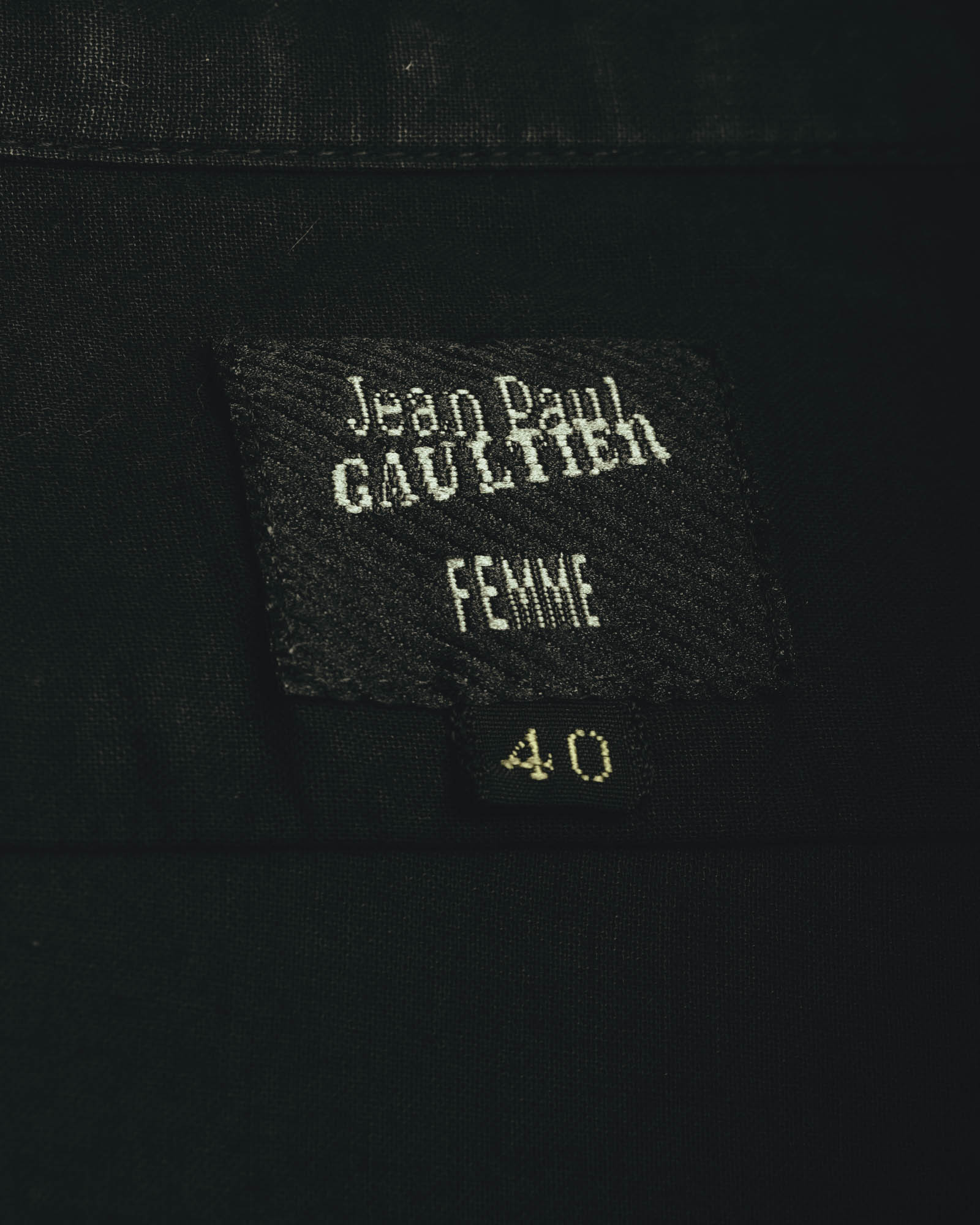 "Jean Paul Gaultier Femme" 90's-00's Ruffled cotton long sleeve blouse