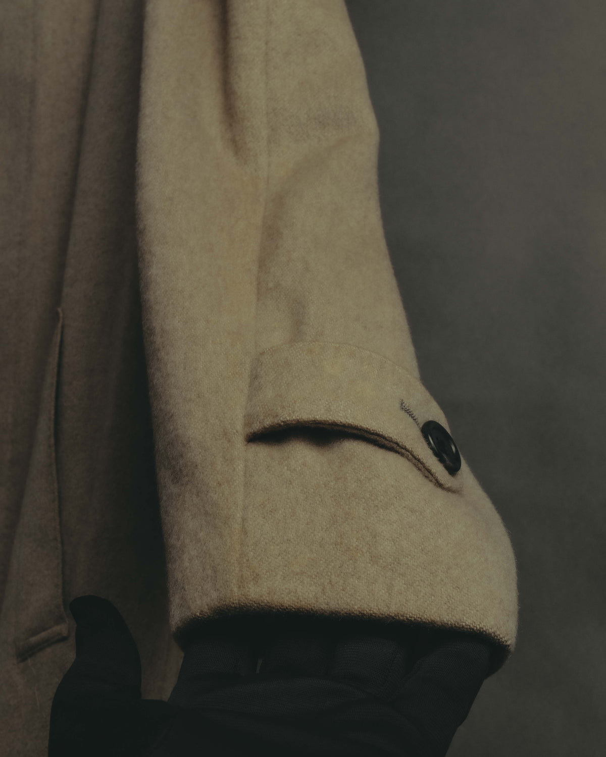 "Yves Saint Laurent" 90's Oversized wool balmacaan coat