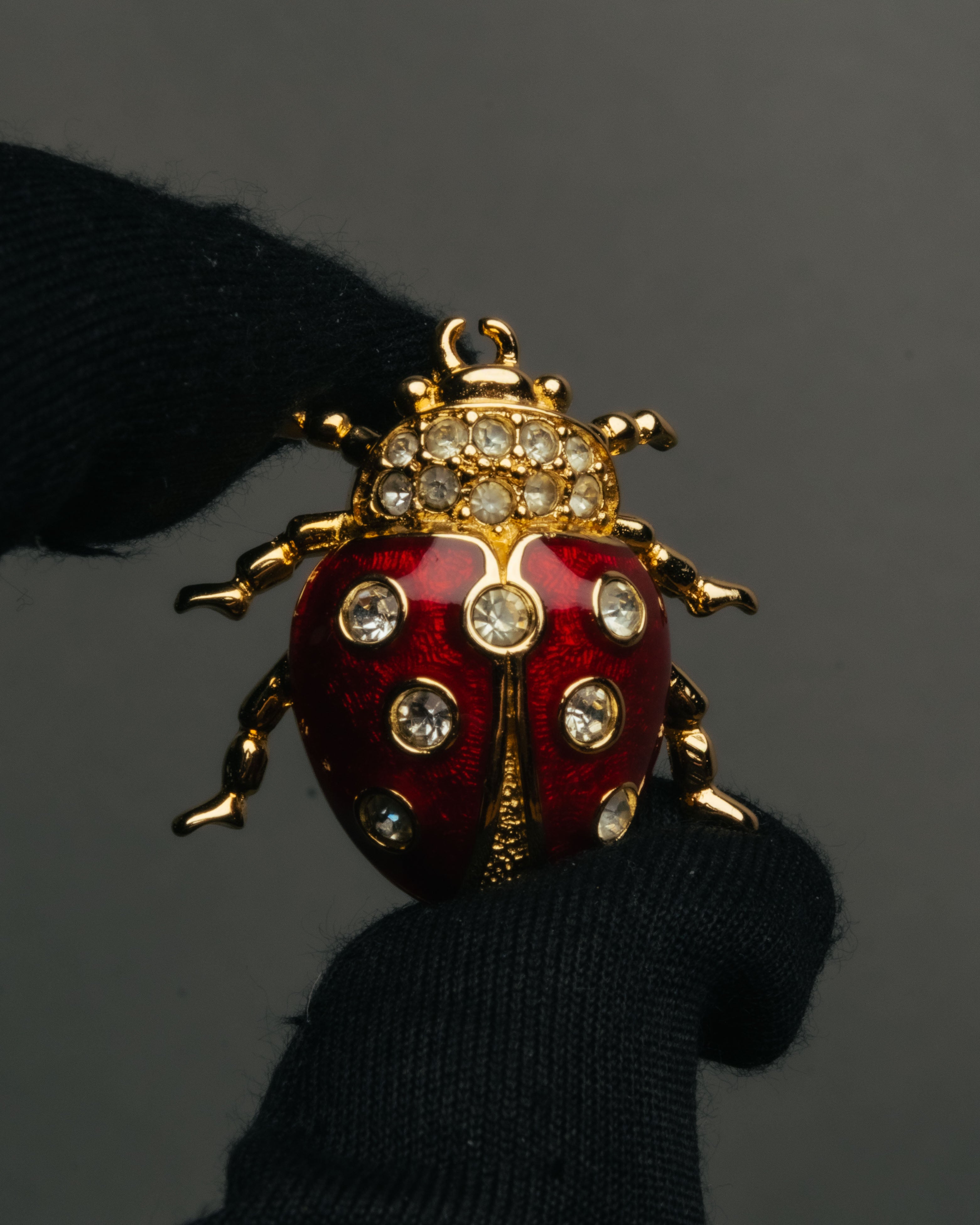 Christian Dior (Christian Dior) - Ladybug Brooch - Gold - Vintage