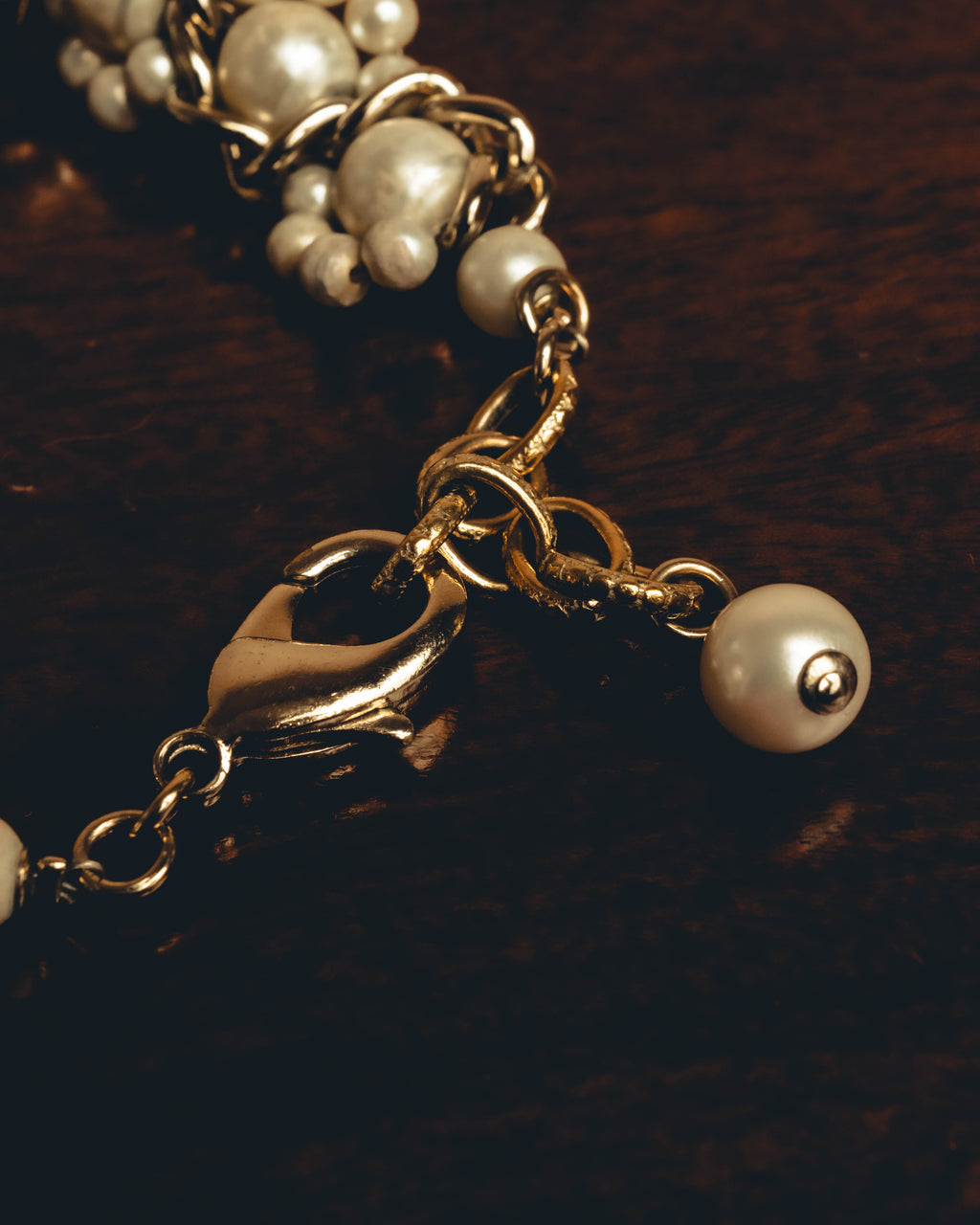-SPECIAL- "CHANEL" Pearl embellished cc bracelet