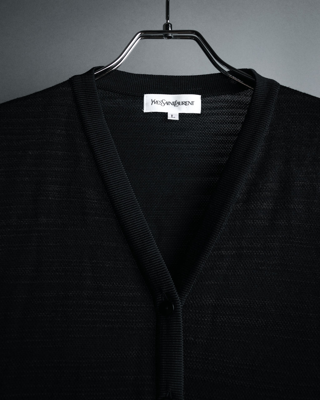 “Yves Saint Laurent” 90’s-00’s Sheer long cardigan
