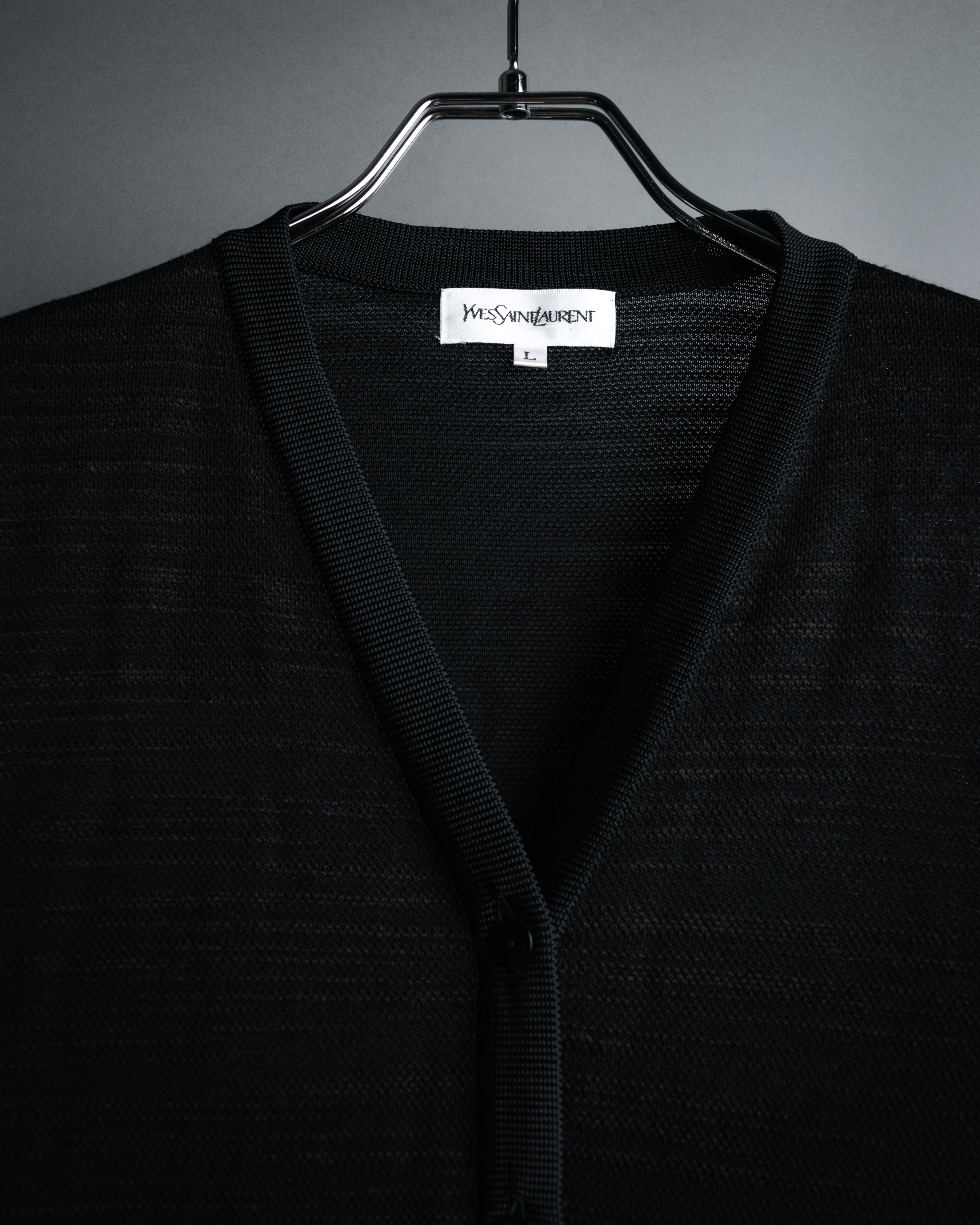 “Yves Saint Laurent” 90’s-00’s Sheer long cardigan
