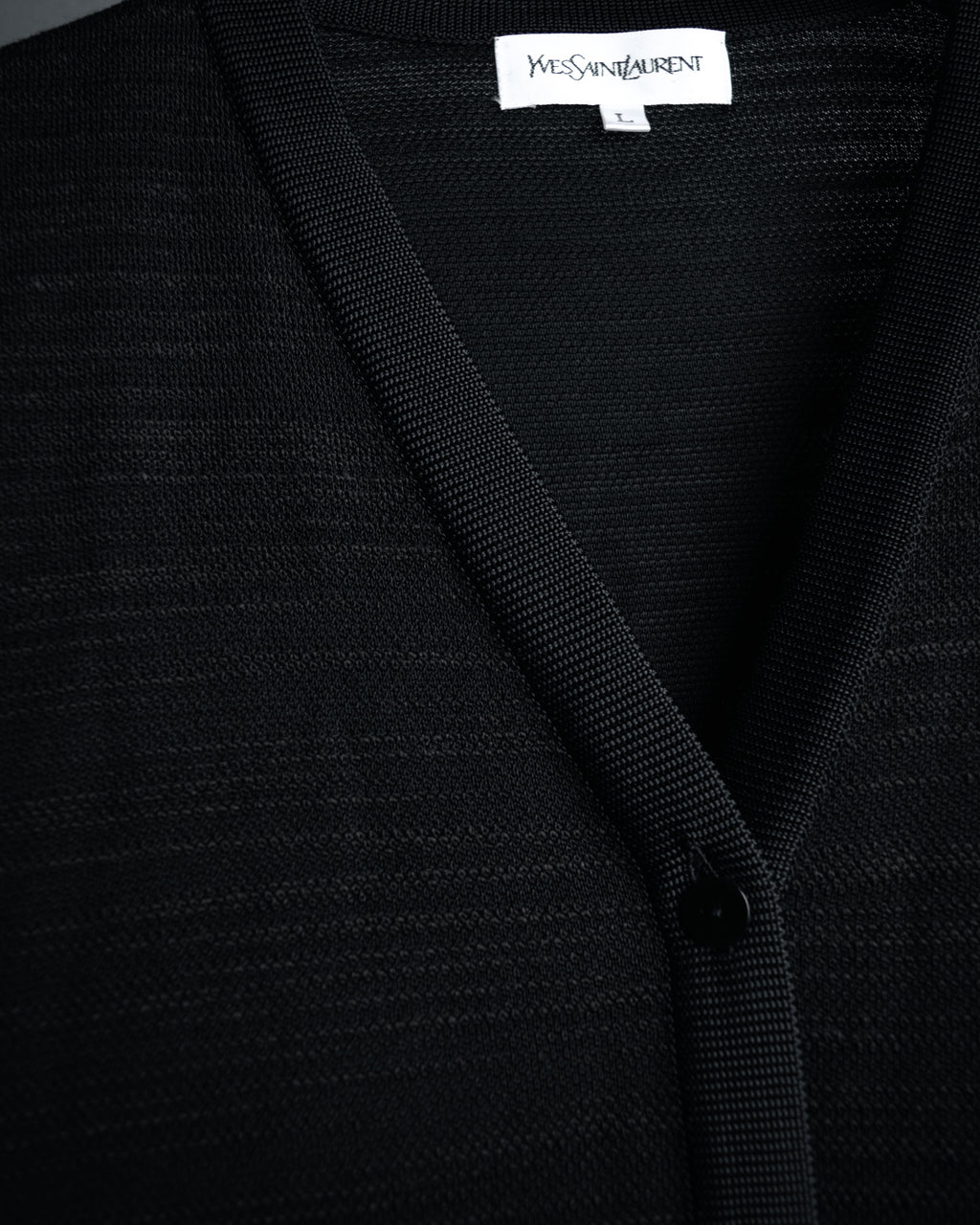 “Yves Saint Laurent” 90’s-00’s Sheer long cardigan