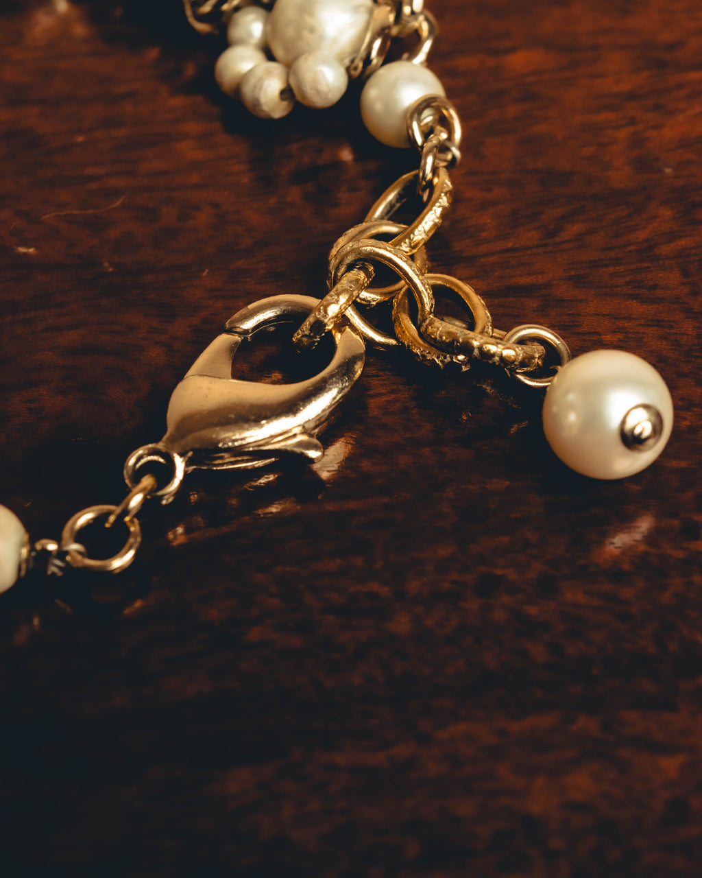 -SPECIAL- "CHANEL" Pearl embellished cc bracelet