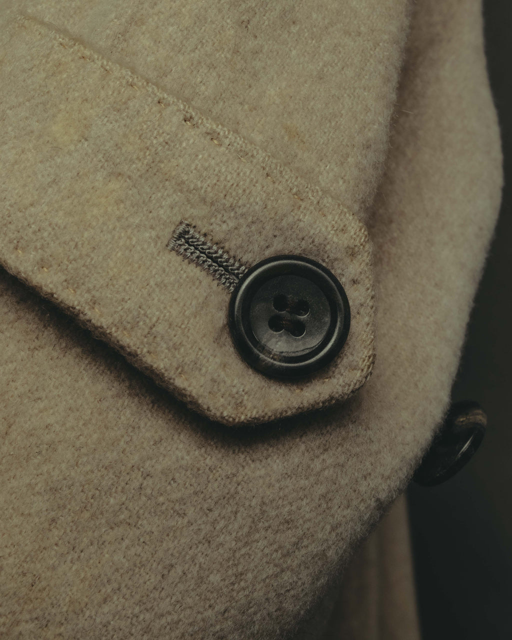 "Yves Saint Laurent" 90's Oversized wool balmacaan coat