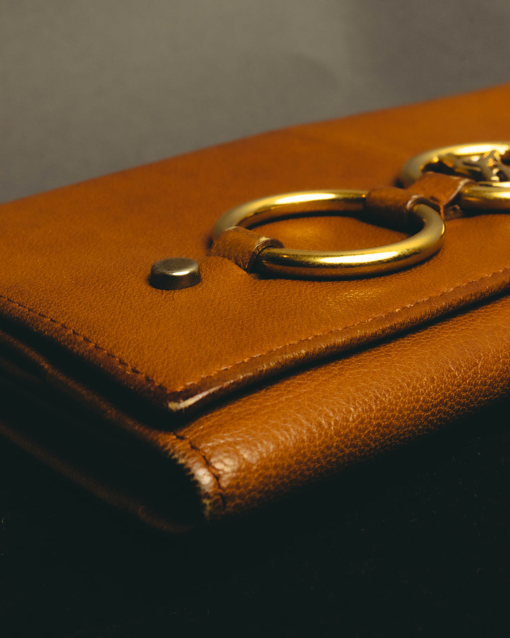 "Yves Saint Laurent" 00's-10's Grained leather clutch wallet