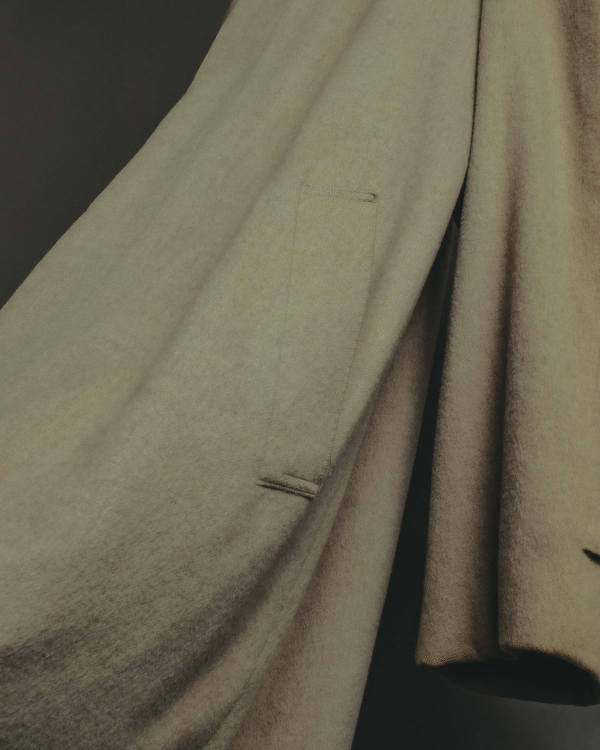 "Yves Saint Laurent" 90's Oversized wool balmacaan coat