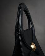 –SPECIAL– “Chloe” 90’s Sculptural trapeze top handle bag