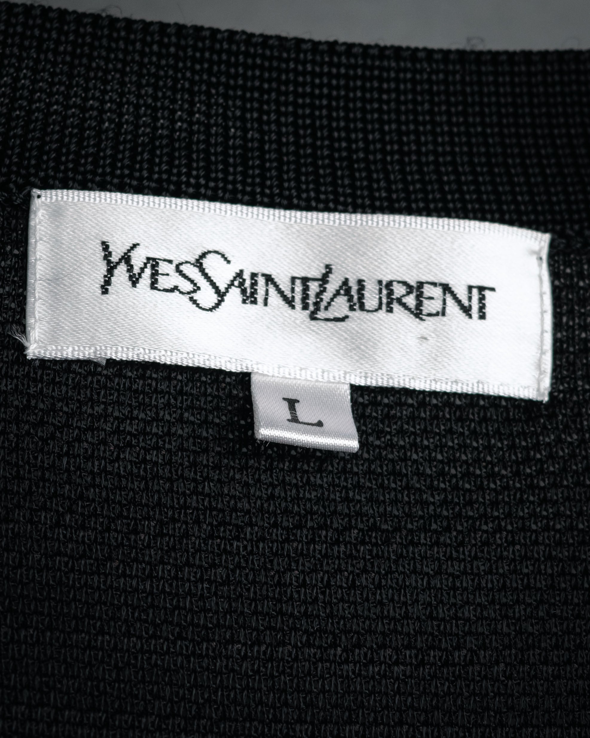 “Yves Saint Laurent” 90’s-00’s Sheer long cardigan