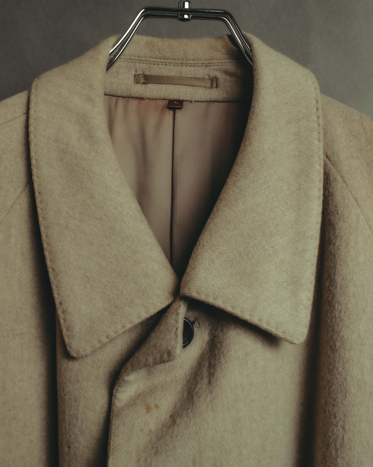 "Yves Saint Laurent" 90's Oversized wool balmacaan coat