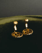 "Christian Dior" 80's-90's Ornate floral clip on earrings