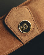 "LOEWE" 90's-00's Canvas and leather tote handbag