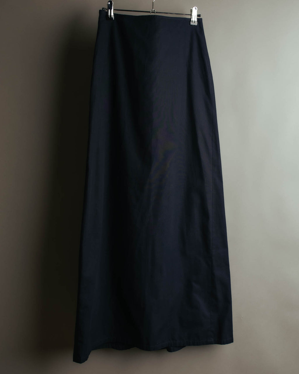 "Y's Yohji Yamamoto" 90's-00's Minimal cotton maxi skirt